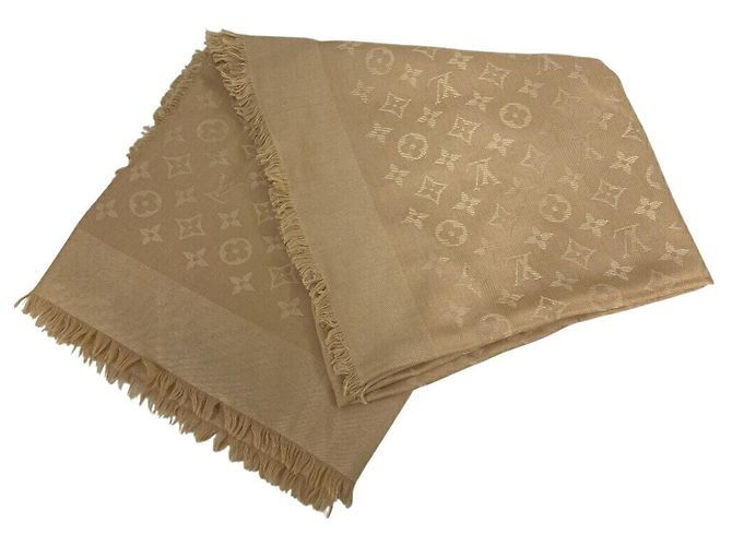 Louis Vuitton Monogram Schal Stola Beige - Ansicht 2