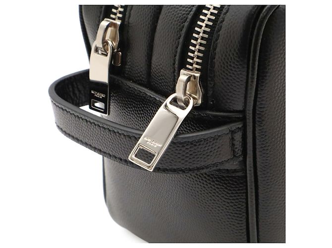 Borsa a Pochette Double Zip Yves Saint Laurent Nero - vista 6
