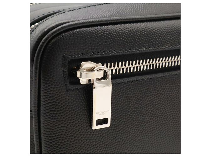 Borsa a Pochette Double Zip Yves Saint Laurent Nero - vista 7