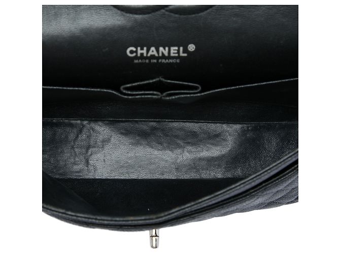 Chanel Black Medium Classic Caviar Double Flap Nero - vista 4