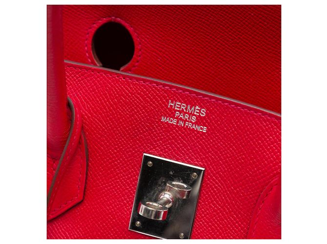 Hermès Red Epsom Birkin Retourne 35 Rosso - vista 5