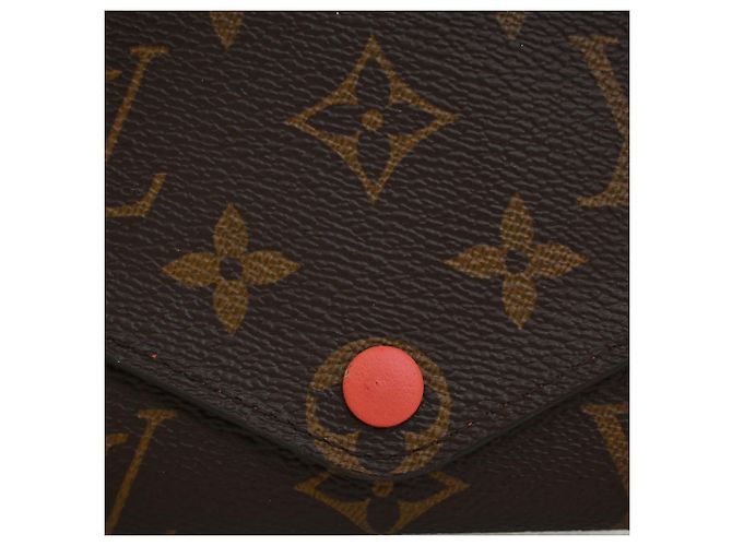 Cartera larga Josephine Monogram marrón Louis Vuitton Castaño - vista 13