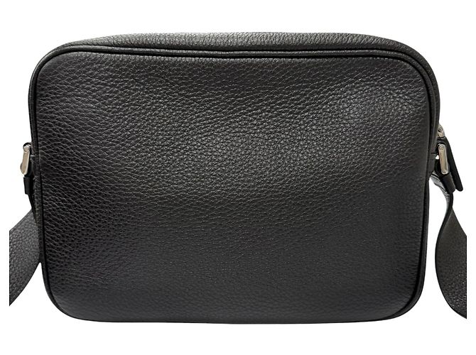 Borsa Camera Prada in Vitello Daino Nera Nero - vista 2