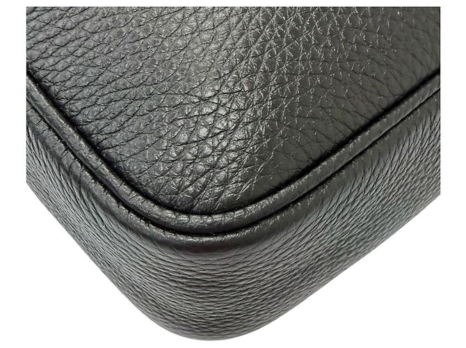 Borsa Camera Prada in Vitello Daino Nera Nero - vista 8