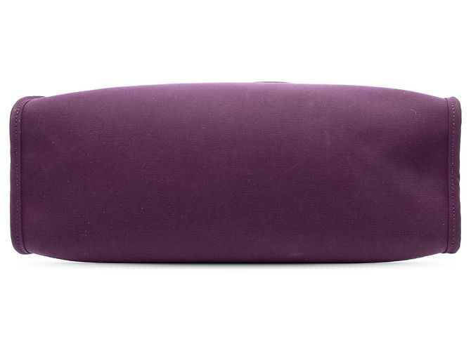Hermès Purple Toile Verso Herbag Zip 31 Porpora - vista 3