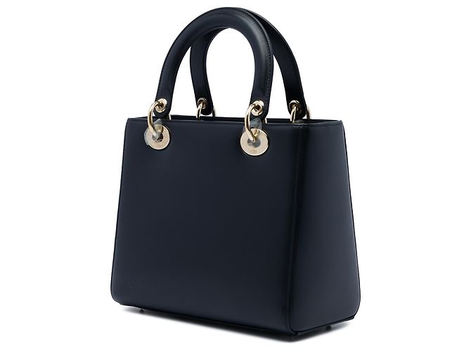 Dior Black Medium Calfskin Pockets Lady Dior Nero - vista 2