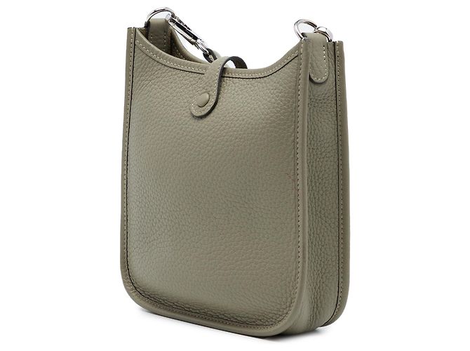 Hermès Gray Clemence Evelyne I TPM 16 Marrone - vista 2