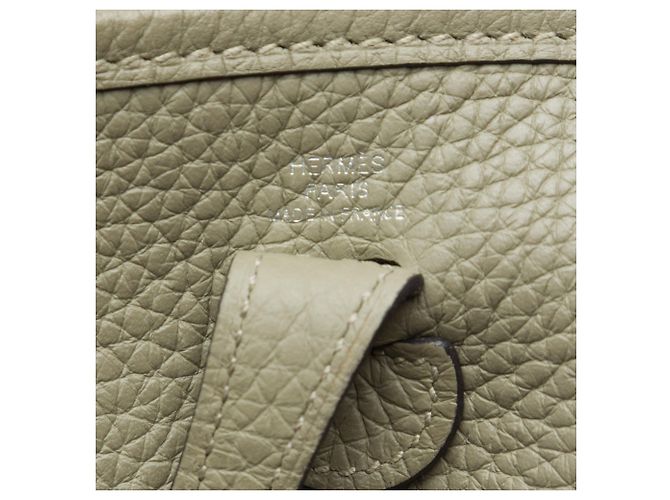 Hermès Gray Clemence Evelyne I TPM 16 Marrone - vista 5