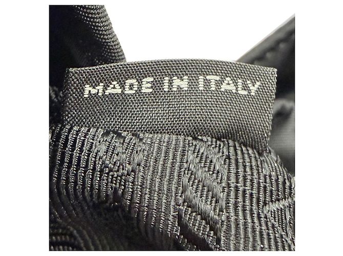 Prada Black Saffiano Trimmed Re Nylon Backpack - view 7