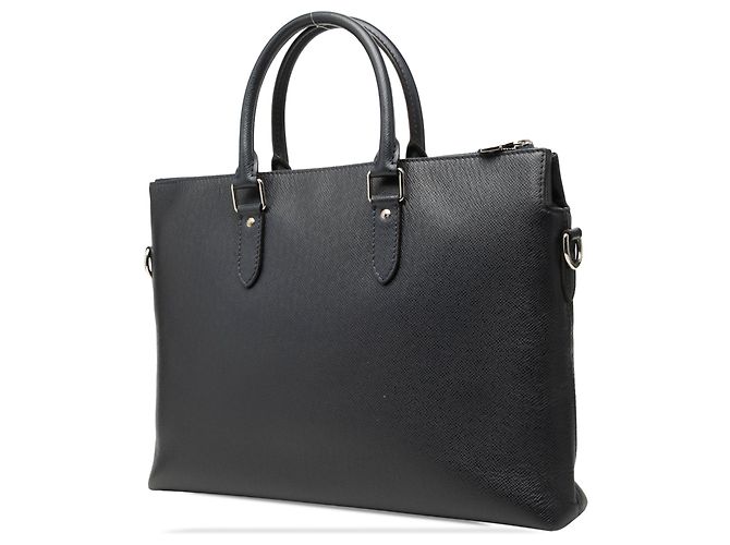 Louis Vuitton Blue Taiga Anton Soft Briefcase Blu navy - vista 2