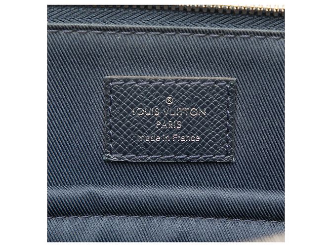 Louis Vuitton Blue Taiga Anton Soft Briefcase Blu navy - vista 5