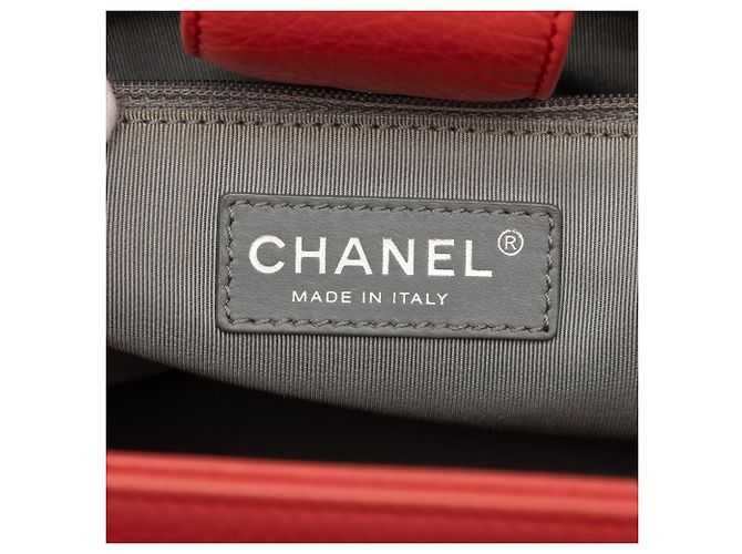 Borsa Chanel Executive Cerf Tote Small in vitello rosa - vista 5
