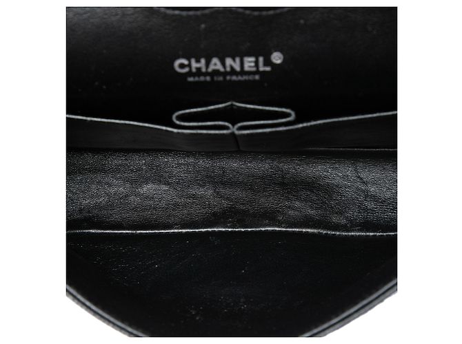Chanel Black Medium Classic Caviar Double Flap Nero - vista 4