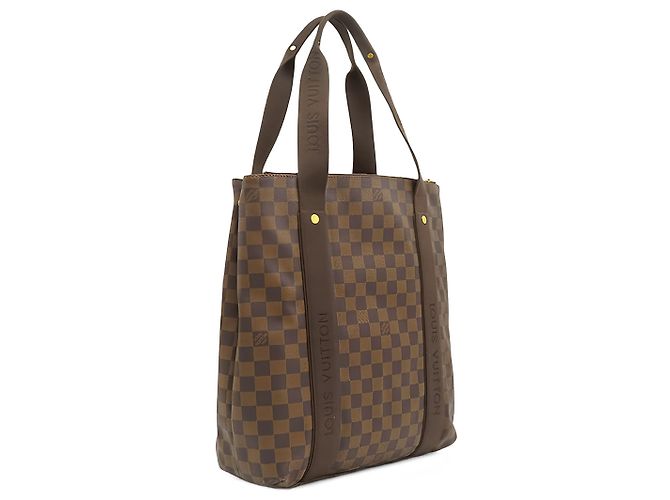 Louis Vuitton Brown Damier Ebene Cabas Beaubourg Marrone - vista 2