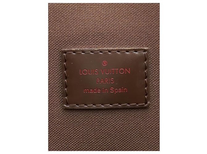 Louis Vuitton Brown Damier Ebene Cabas Beaubourg Marrone - vista 5