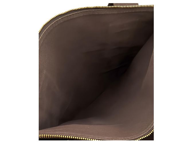 Louis Vuitton Brown Damier Ebene Cabas Beaubourg Marrone - vista 7