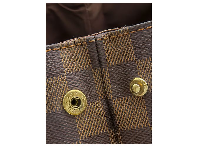 Louis Vuitton Brown Damier Ebene Cabas Beaubourg Marrone - vista 8