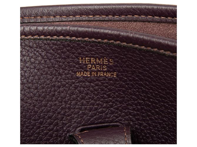Hermès Purple Clemence Evelyne I 33 Porpora - vista 5