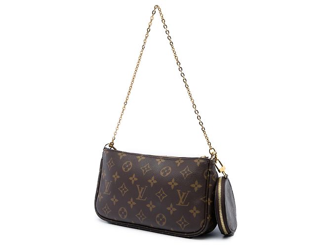Louis Vuitton Brown Monogram Multi Pochette Accessoires Marrone - vista 2