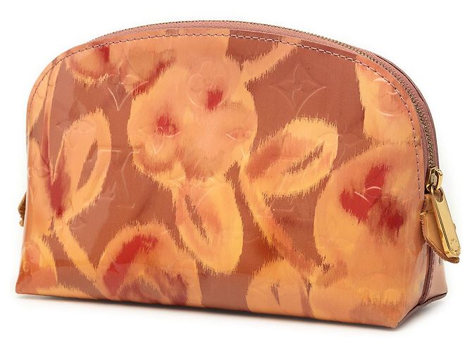 Beauty case Louis Vuitton Pink Monogram Vernis Ikat Rosa - vista 2
