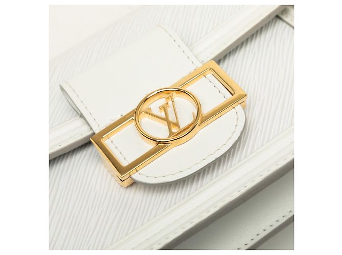 Louis Vuitton White Epi Mini Dauphine Weiß - Ansicht 6