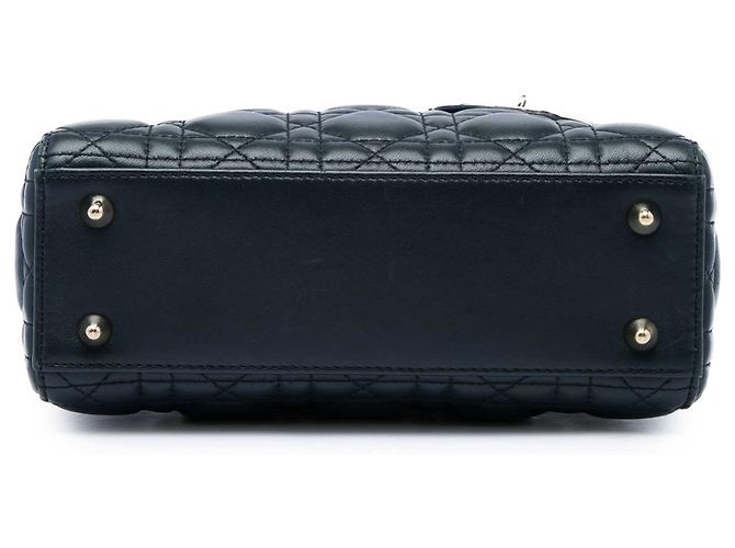 Dior Black Small Lambskin Cannage MyABCDior Lady Dior Nero - vista 3