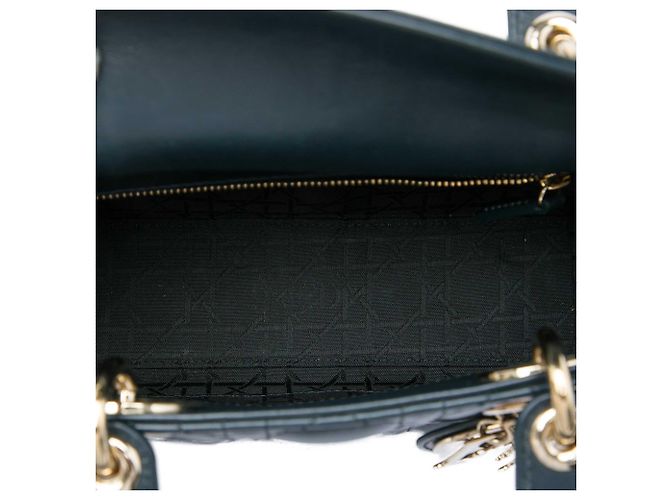 Dior Black Small Lambskin Cannage MyABCDior Lady Dior Nero - vista 4