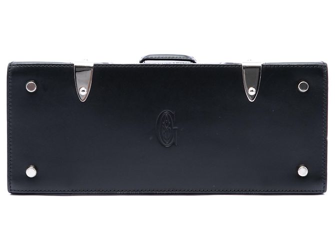 Goyard Black Goyardine Saigon Structured PM Nero - vista 3