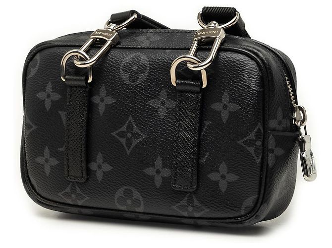 Pouch Outdoor Louis Vuitton Monogram Eclipse Taigarama Nero - vista 2