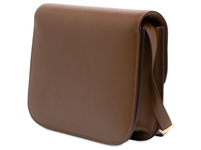 Céline Celine Brown Medium Calfskin Classic Box Marrone Marrone scuro - vista 2