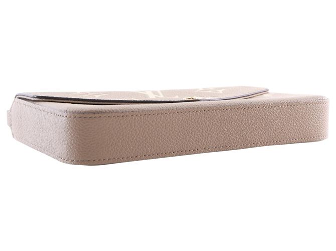 Louis Vuitton Beige Bicolor Monogram Empreinte Pochette Felicie - vista 12