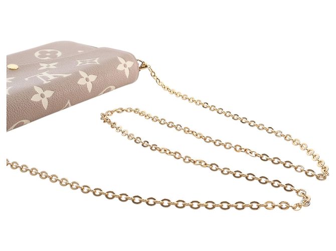 Louis Vuitton Beige Bicolor Monogram Empreinte Pochette Felicie - vista 14