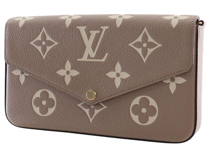 Louis Vuitton Beige Bicolor Monogram Empreinte Pochette Felicie - vista 2