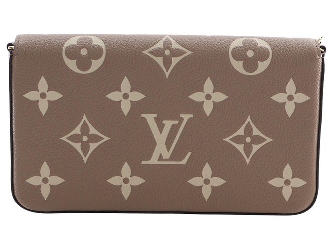 Louis Vuitton Beige Bicolor Monogram Empreinte Pochette Felicie - vista 4