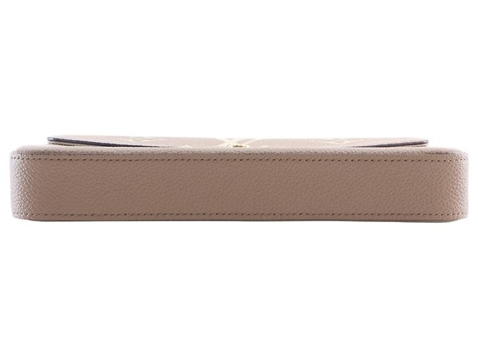 Louis Vuitton Beige Bicolor Monogram Empreinte Pochette Felicie - vista 5