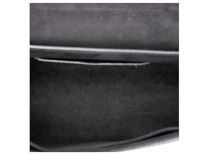 Louis Vuitton Black Epi Tricolor Embroidered Twist MM Negro - vista 4