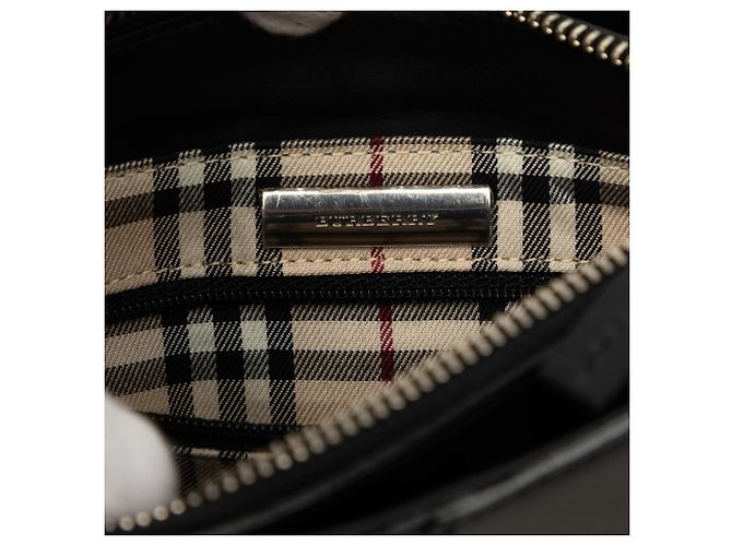 Borsa a tracolla Burberry in pelle nera Nero - vista 5