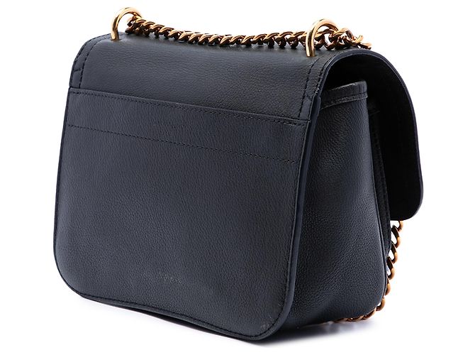 Twist Louis Vuitton Lockme Schultertasche aus schwarzem Kalbsleder - Ansicht 2