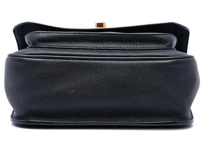 Twist Louis Vuitton Lockme Schultertasche aus schwarzem Kalbsleder - Ansicht 3