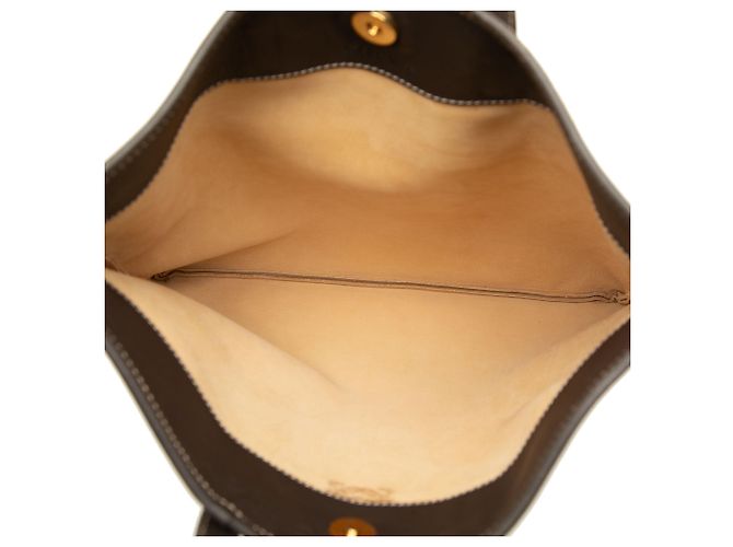 Tote Anagram LOEWE in camoscio beige - vista 4
