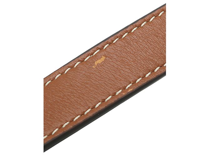Céline Celine Triomphe runde Umhängetasche aus beschichtetem Canvas mit Stickerei, braun - Ansicht 8