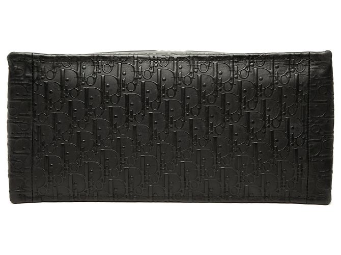 Borsa Book Tote Dior in pelle goffrata Oblique nera, dimensione Medium Nero - vista 3