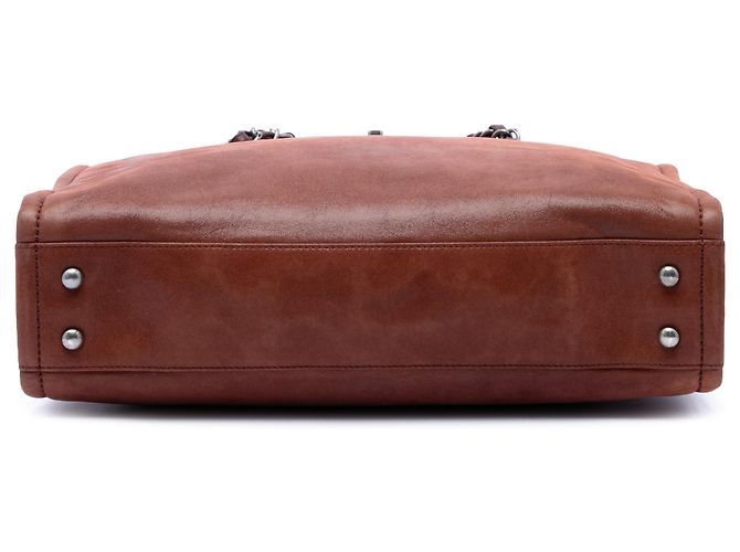 Chanel Borsa Tote Soft Portobello In The Mix in vitello iridescente marrone - vista 3