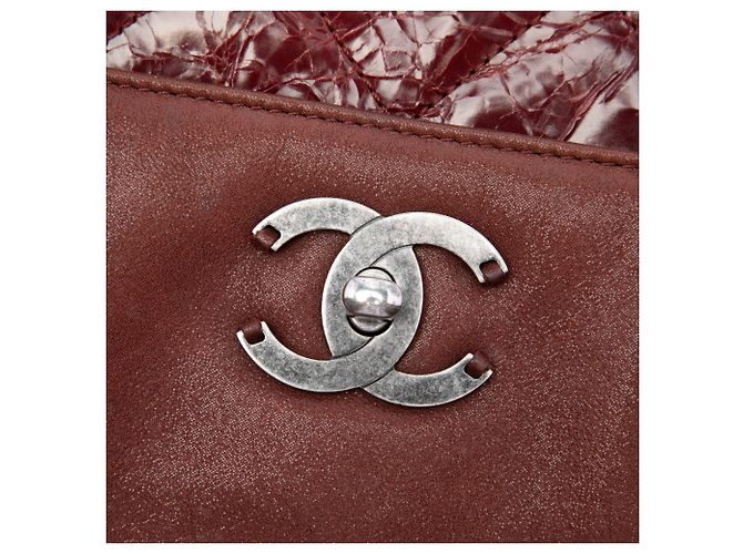Chanel Borsa Tote Soft Portobello In The Mix in vitello iridescente marrone - vista 5