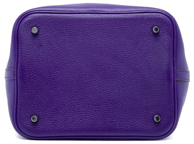 Hermès Purple Clemence Picotin Lock 22 Porpora - vista 3