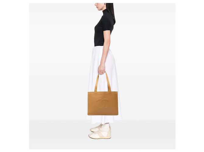 Chanel Beige CC Caviar Timeless Soft Tote - vista 6