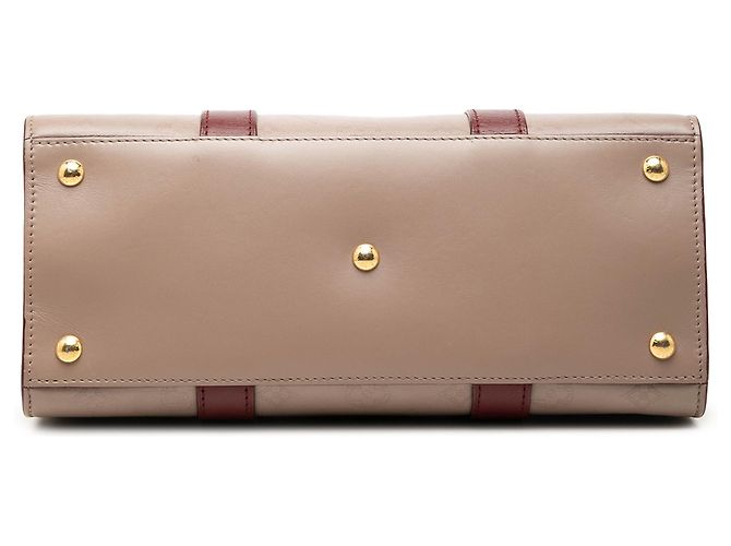Louis Vuitton Brown Monogram Cuir Plume Very Tote MM Braun Fleisch - Ansicht 3