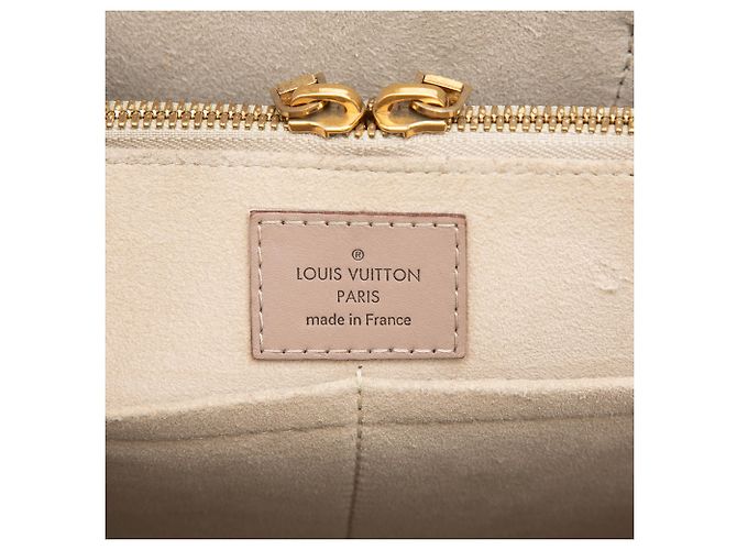 Louis Vuitton Brown Monogram Cuir Plume Very Tote MM Braun Fleisch - Ansicht 5