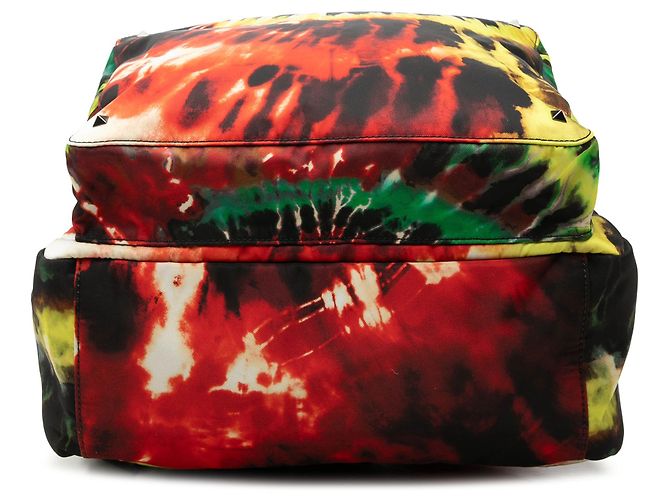Zaino Valentino Multi Medium Multicolore in nylon con stampa Tie Dye e Rockstud - vista 3