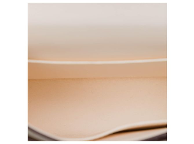 Hermès White Mini Chevre Mysore Verrou Chaine Blanc Blanc cassé - vue 4
